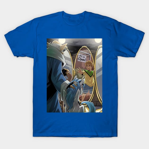 Mirrors T-Shirt by schwmartzgraphics